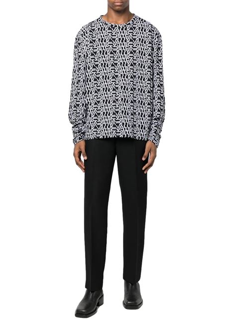 Maglione girocollo logo all-over JUST CAVALLI | T-shirt | S03GC0680 N21661900